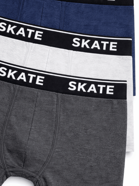 AAH SKATE Men's Premium Boxer Shorts (Pack of 3)